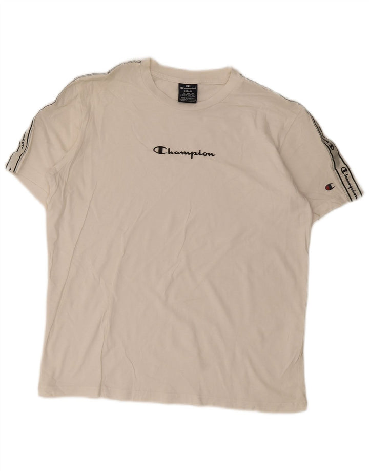 T-shirt grafica da uomo Champion Top Small White Colourblock