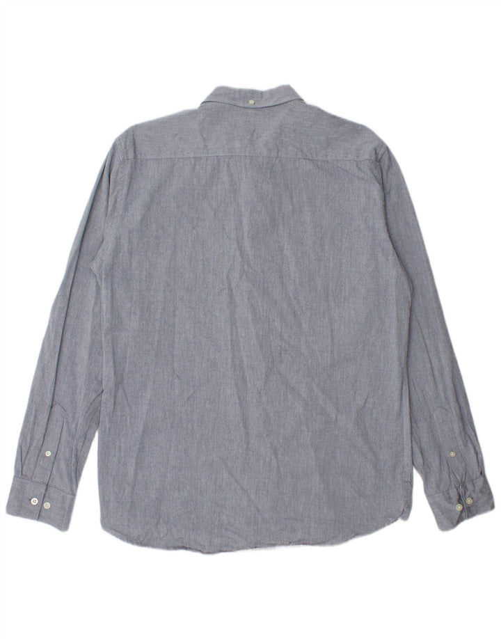 Camicia da uomo French Connection grande in cotone blu