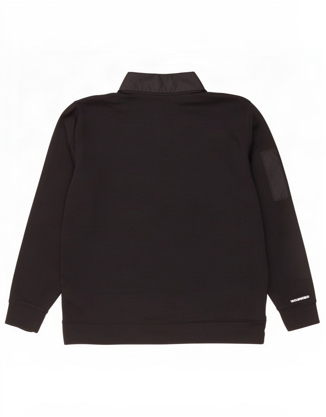 Felpa da uomo Under Armour con collo con zip, maglione XL, poliestere nero