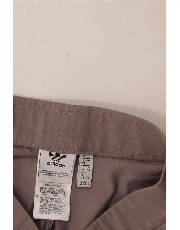 Leggings grafici da donna ADIDAS UK 12 Cotone grigio medio