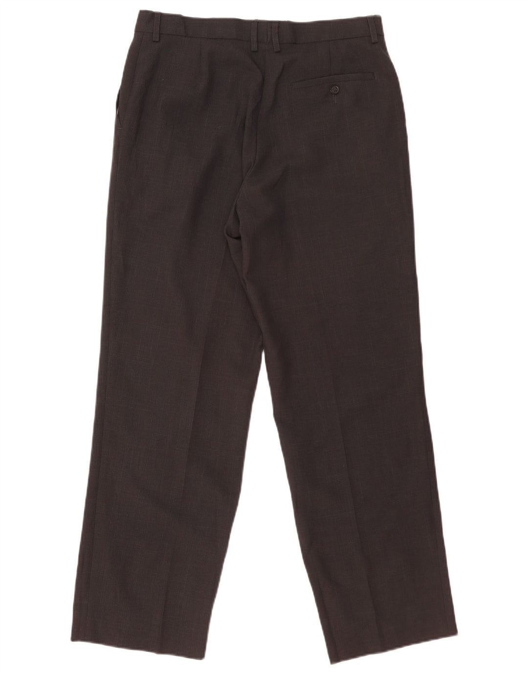 Pantaloni da abito dritti da uomo Marks & Spencer W34 L31 neri