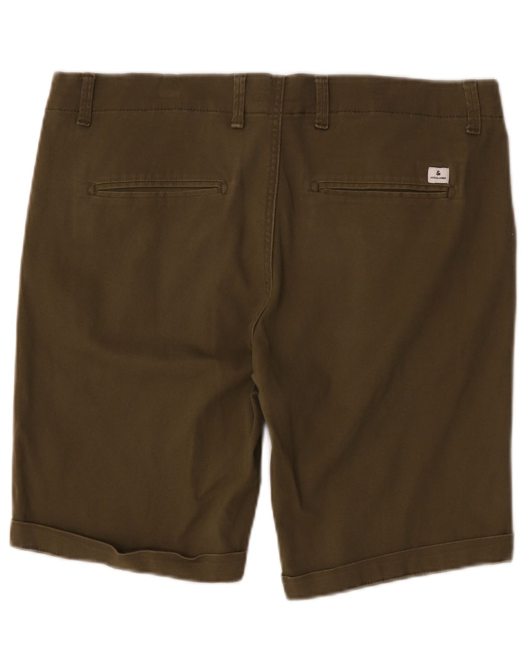 Pantaloncini chino da uomo Jack & Jones grandi W36 cotone kaki