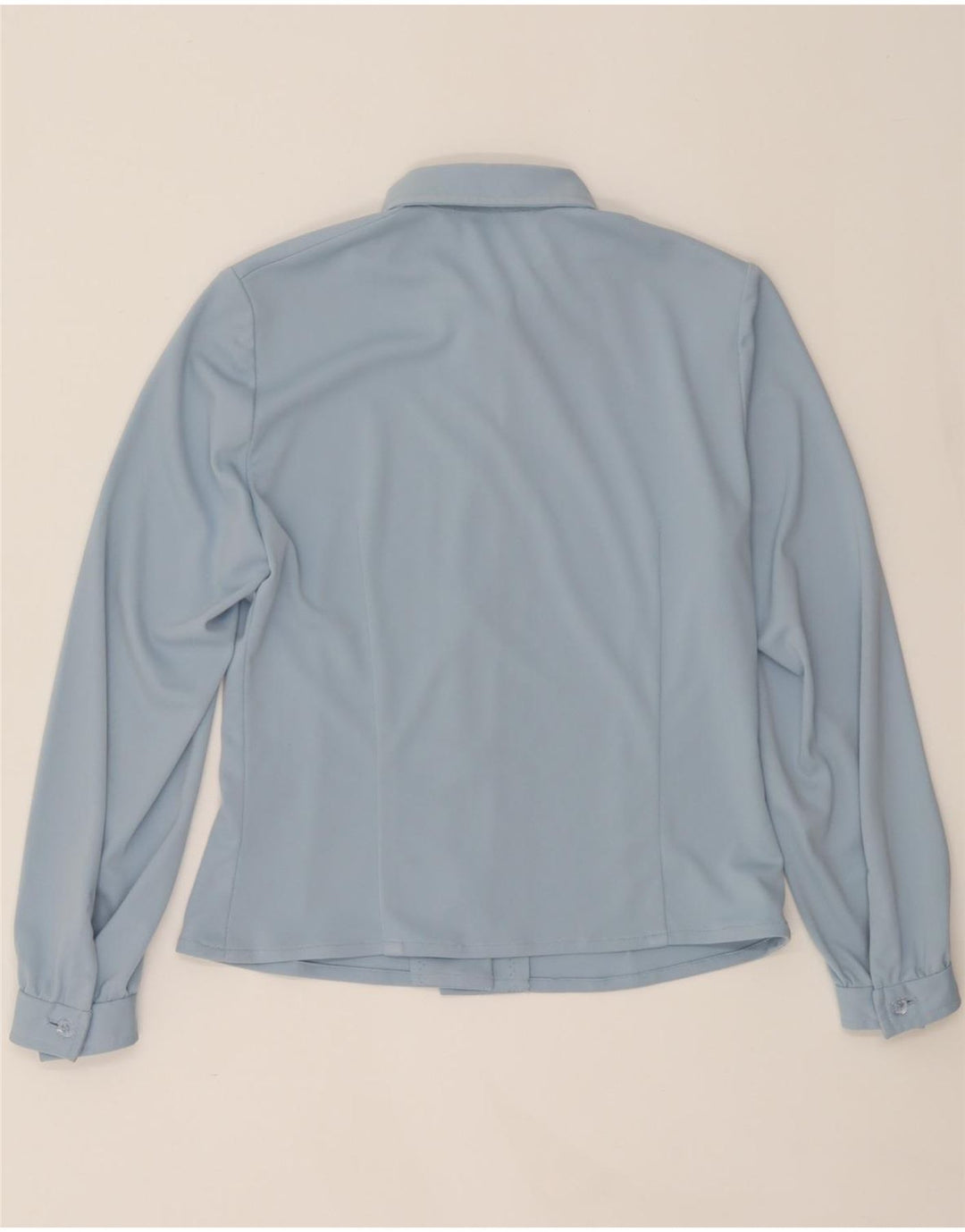 VINTAGE Womens Shirt Blouse UK 10 Small Blue Vintage Vintage and Second-Hand Vintage from Messina Hembry 