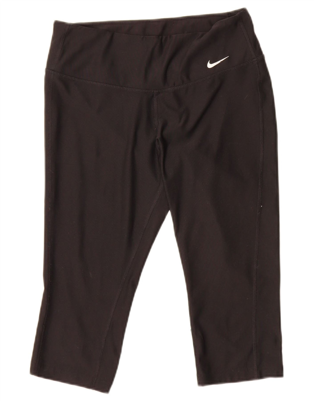Leggings Capri da donna Nike UK 10 piccoli poliestere nero