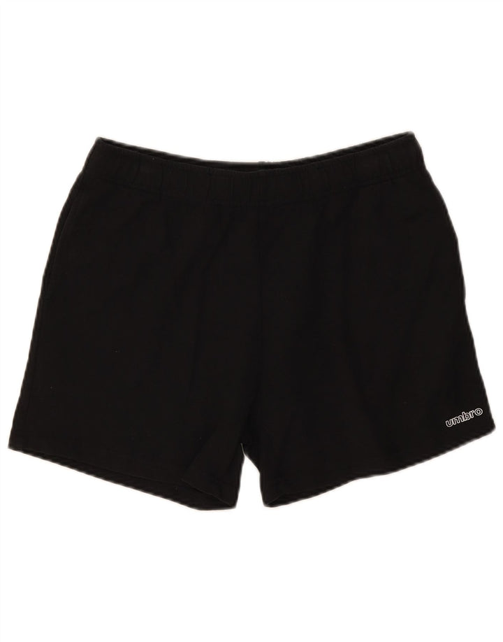 Pantaloncini sportivi da uomo Umbro medio cotone nero