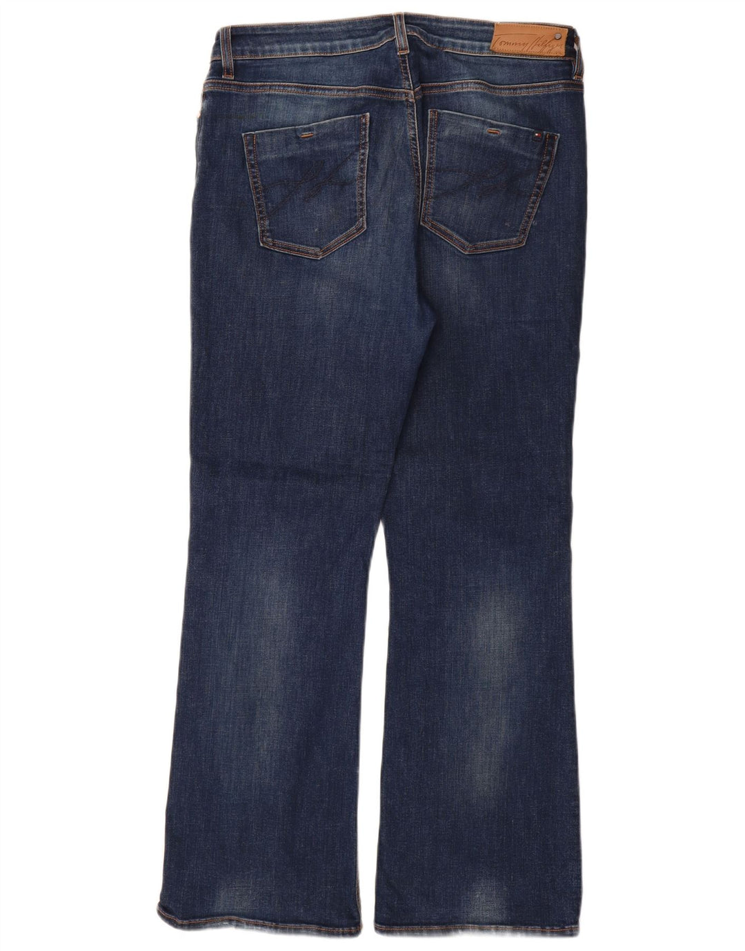 Jeans bootcut da donna Tommy Hilfiger W32 L30 cotone blu navy