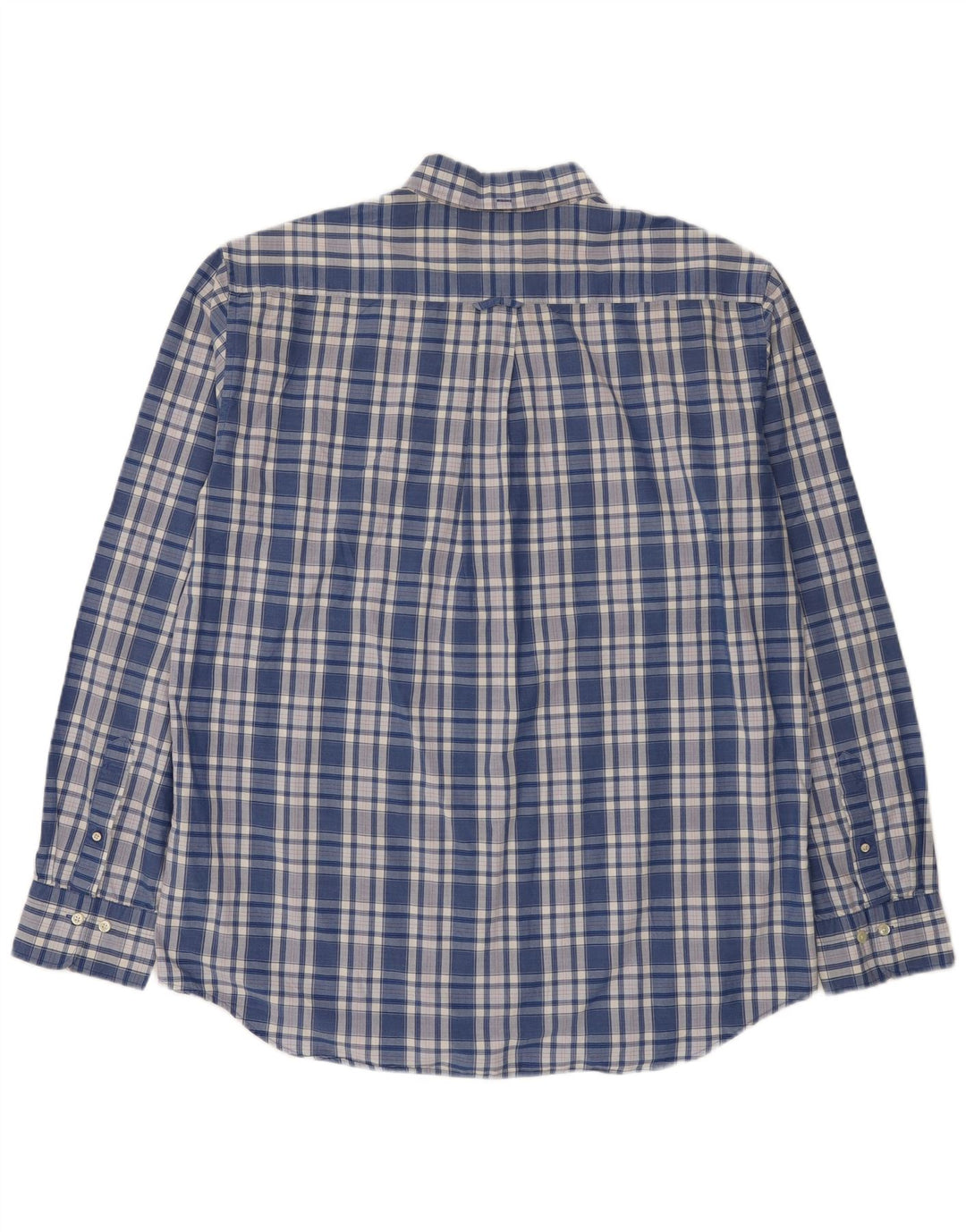 Camicia da uomo Gant Taglia 45/46 18 2XL Cotone a quadri blu