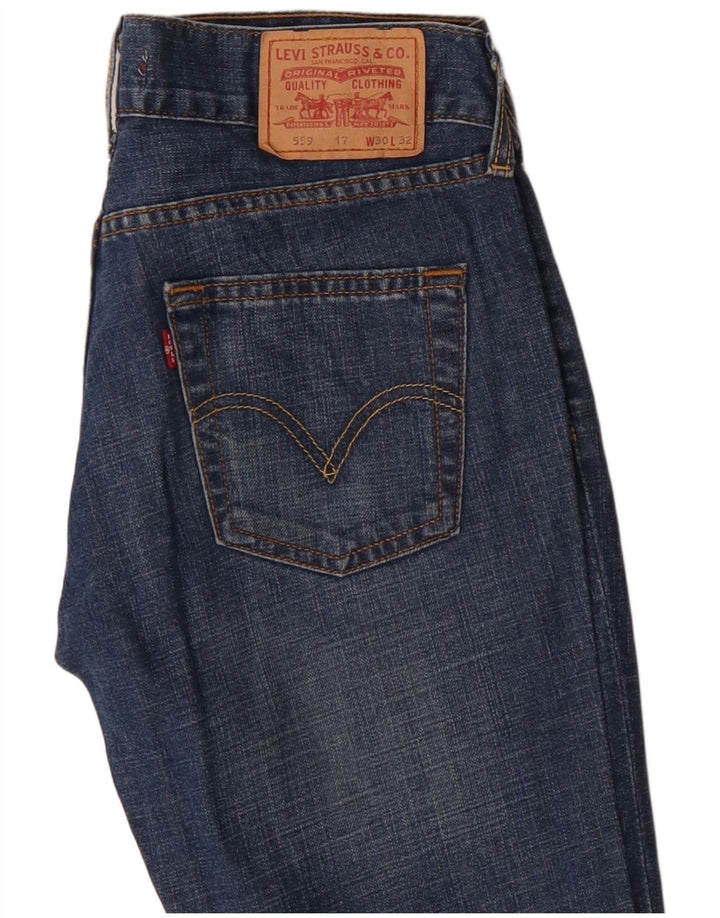 Jeans Levi's 559 Bootcut da donna W30 L32 in cotone blu