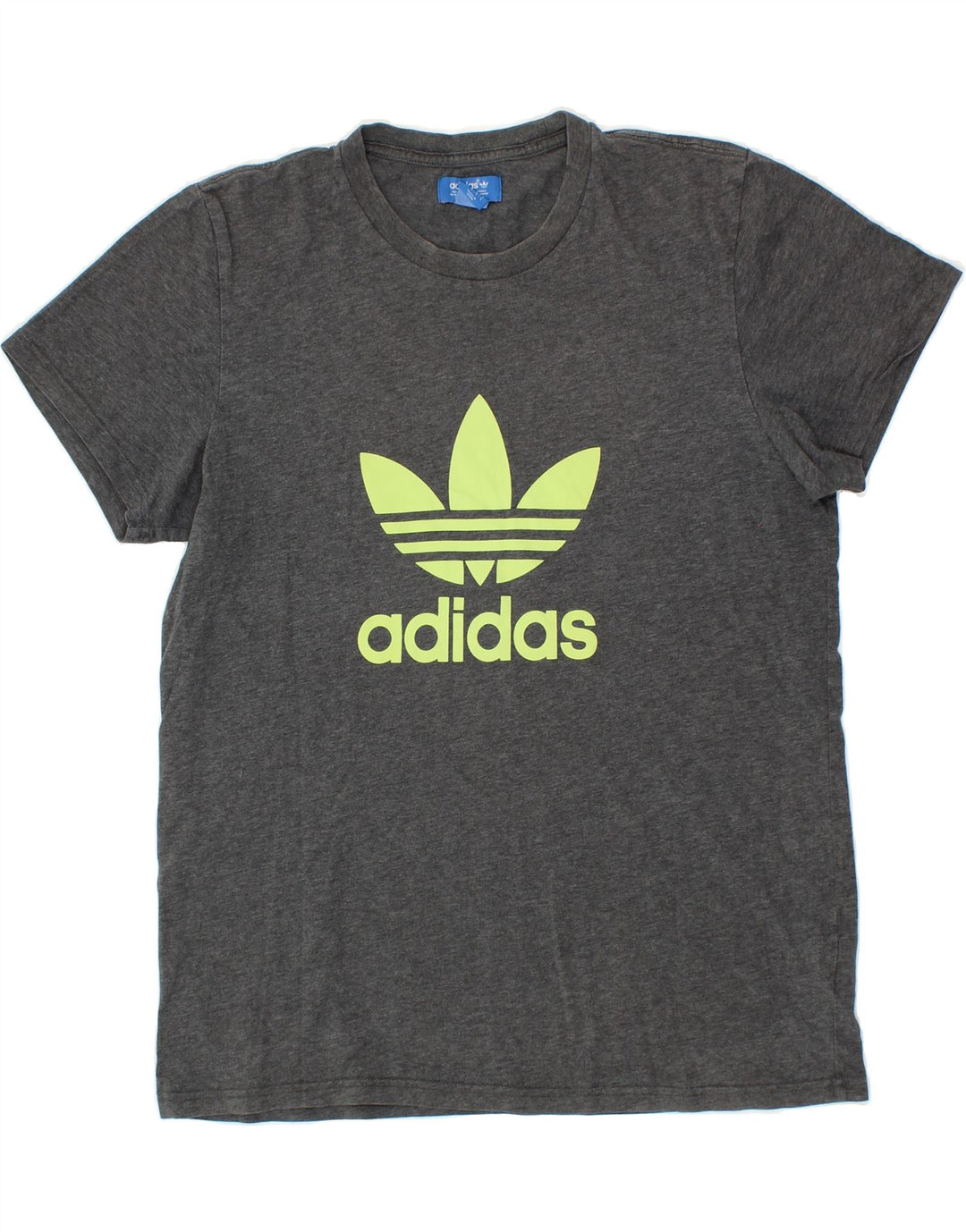 ADIDAS Mens Graphic T-Shirt Top Large Grey Cotton Vintage Adidas and Second-Hand Adidas from Messina Hembry 