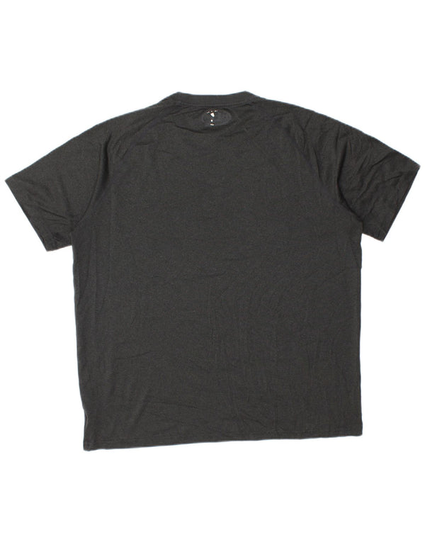 T-shirt da uomo Under Armour grande nera