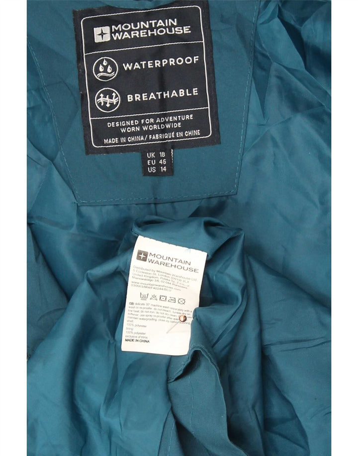 Giacca parka oversize con cappuccio da donna Mountain Warehouse UK 18 XL Blu