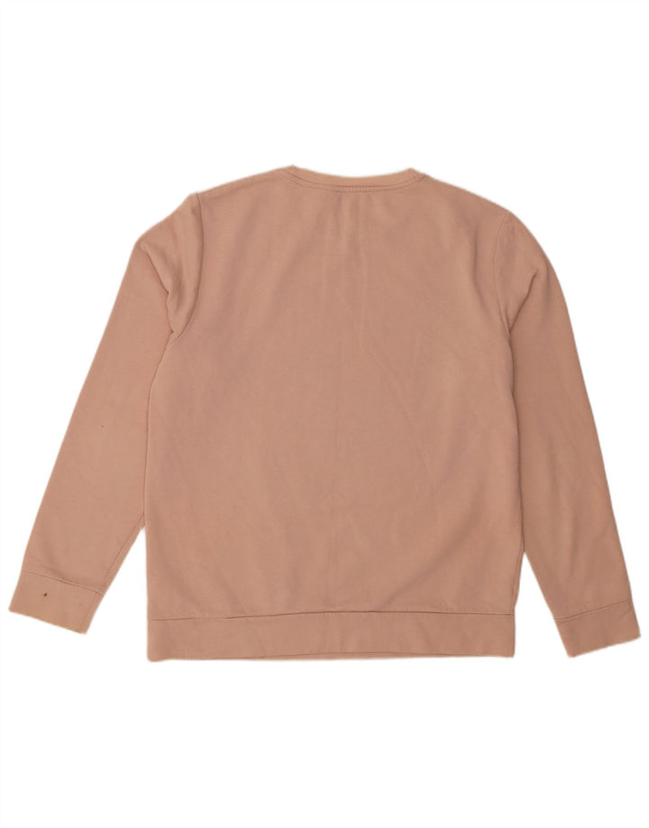 Felpa da donna Cos Jumper UK 14 Cotone color block rosa medio