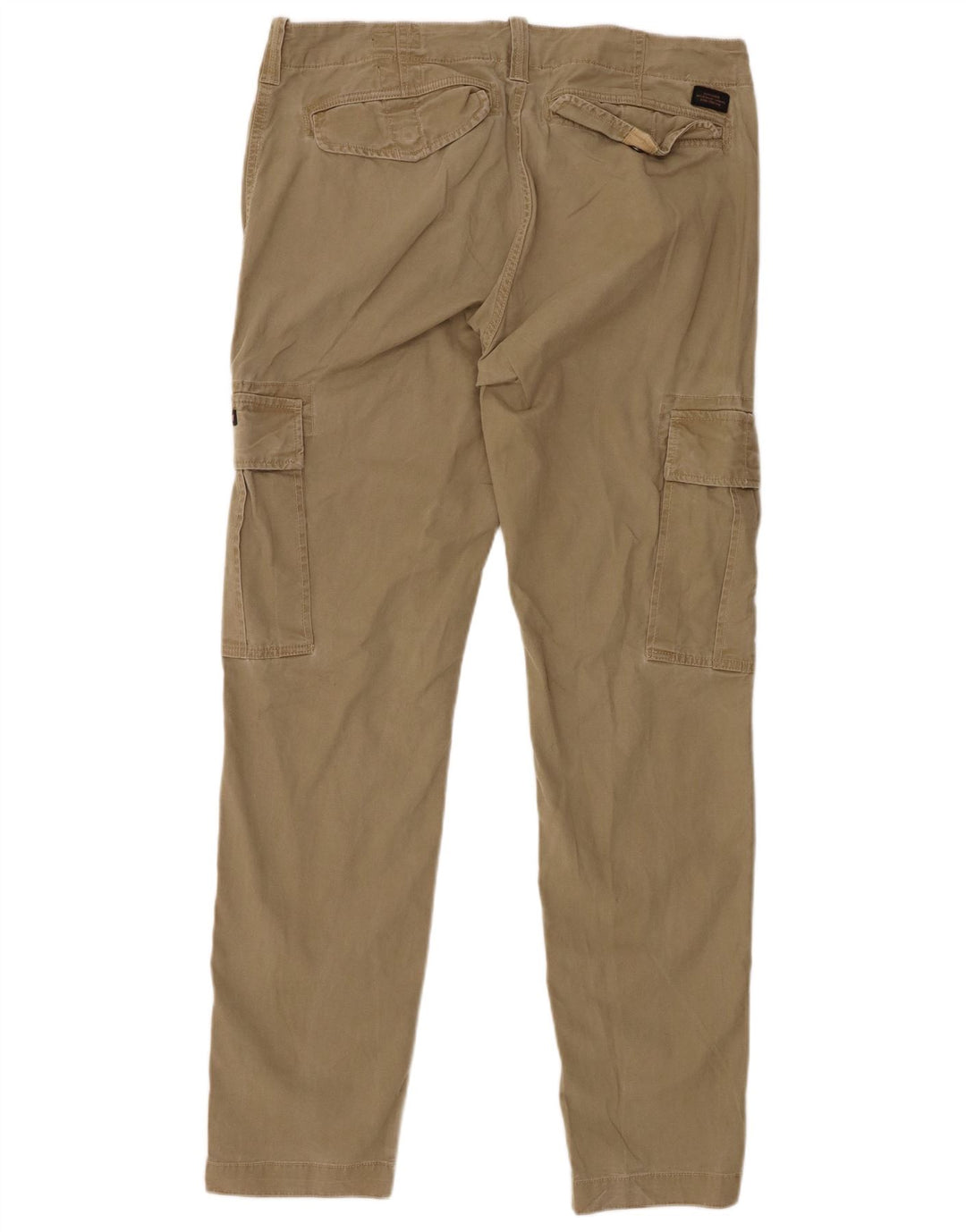 Pantaloni cargo slim da uomo Superdry W34 L34 cotone kaki