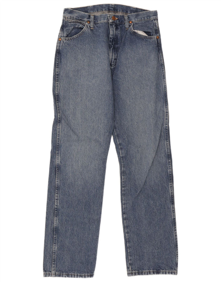 Jeans dritti da uomo Wrangler W32 L32 cotone blu