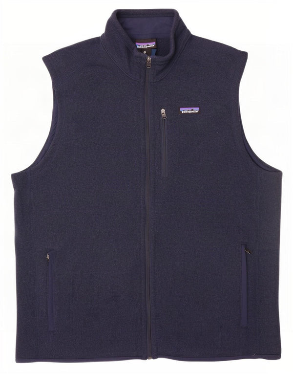 Giacca sportiva senza maniche da uomo Patagonia 2XL Blu Navy