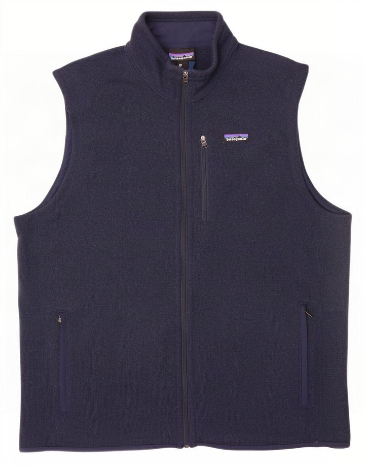 Giacca sportiva senza maniche da uomo Patagonia 2XL Blu Navy