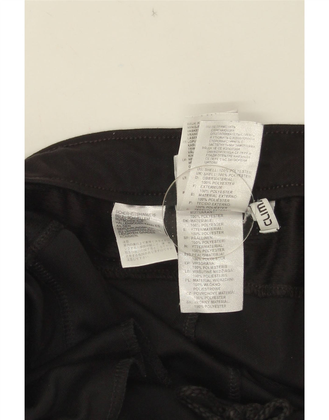 Pantaloni da tuta da uomo Adidas Joggers grandi in poliestere nero