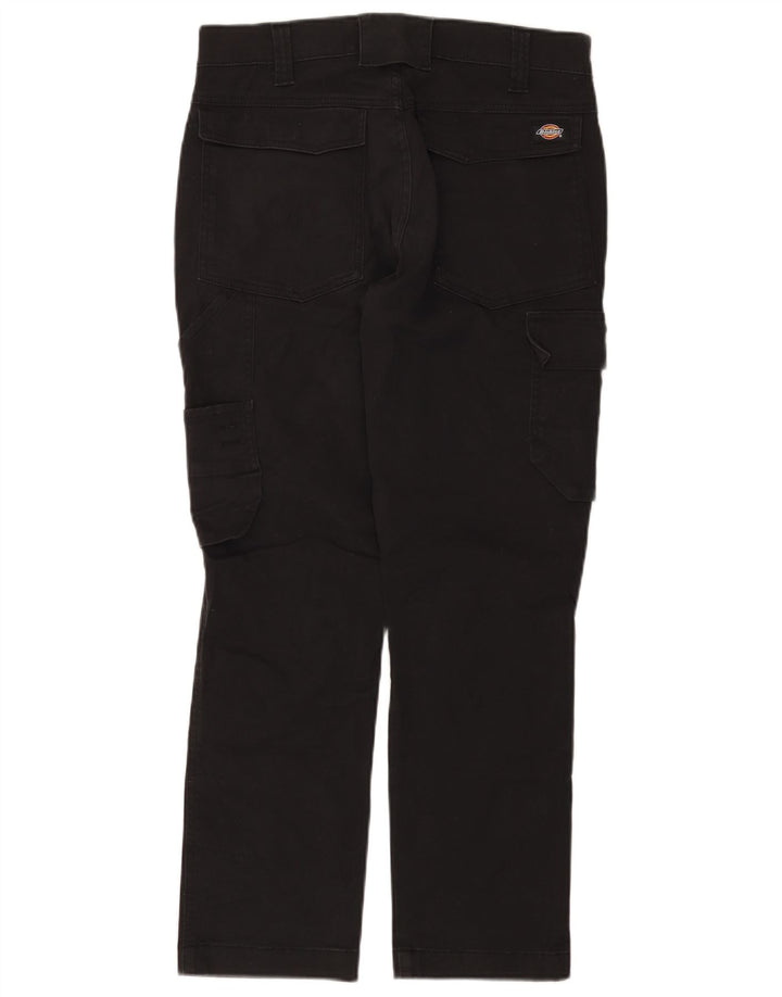 Pantaloni cargo dritti da uomo Dickies W32 L30 cotone nero