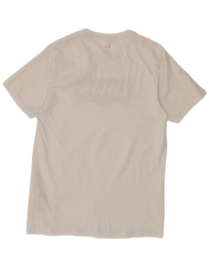 T-shirt grafica da uomo Levi's Top in cotone bianco medio
