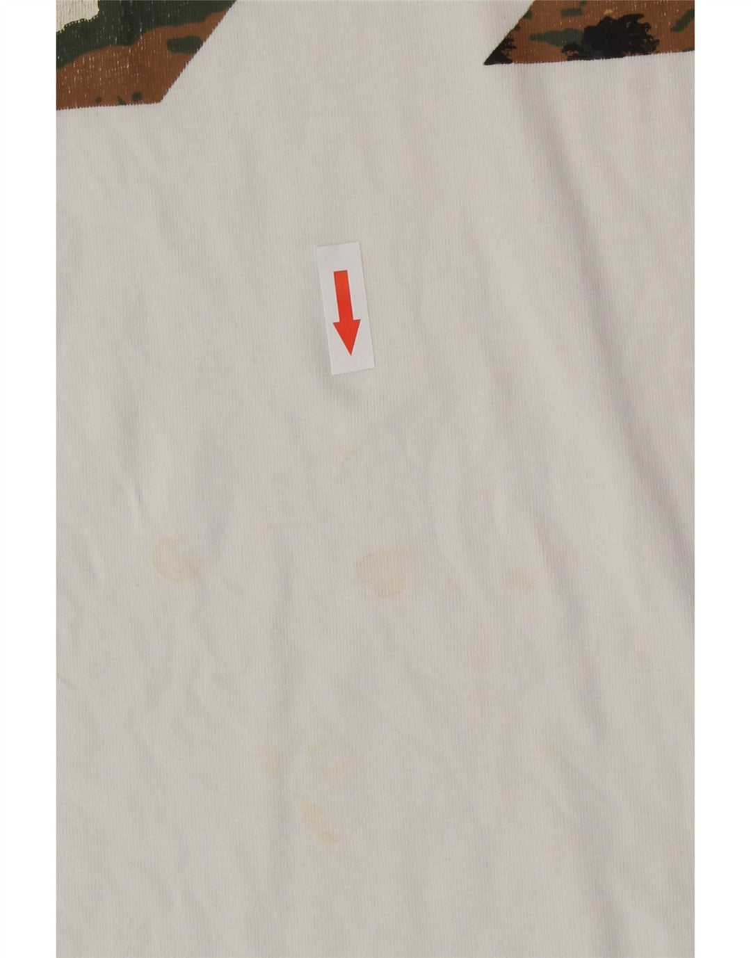 T-shirt grafica da uomo Converse Top in cotone bianco medio