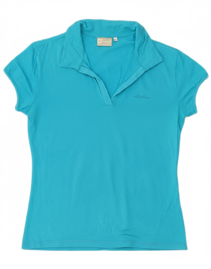 LOTTO Womens Polo Shirt UK 18 XL Blue