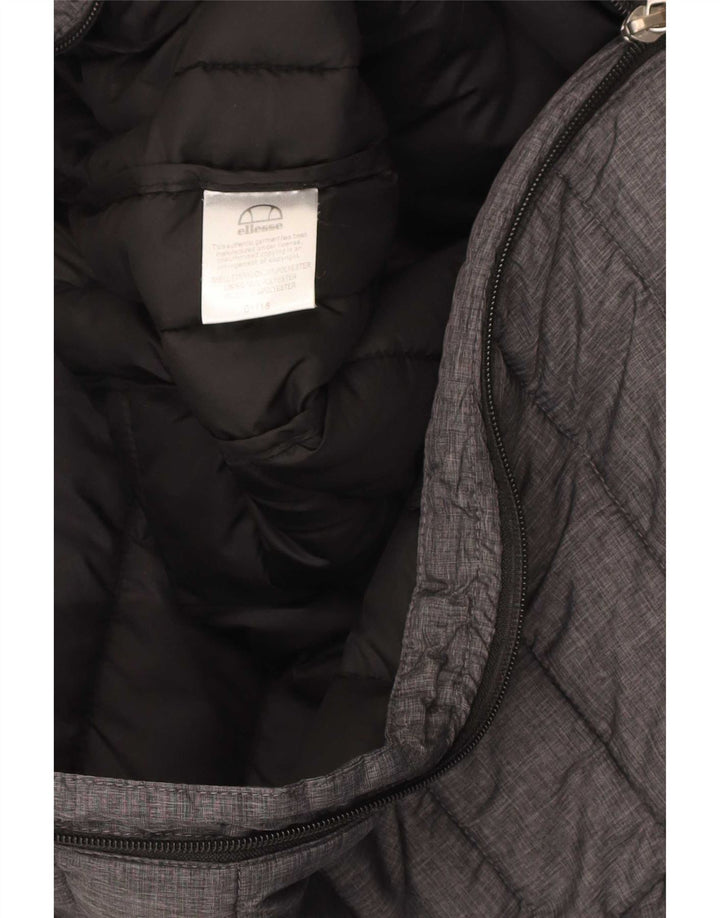 Giacca imbottita con cappuccio da uomo Ellesse UK 34 XS nylon grigio