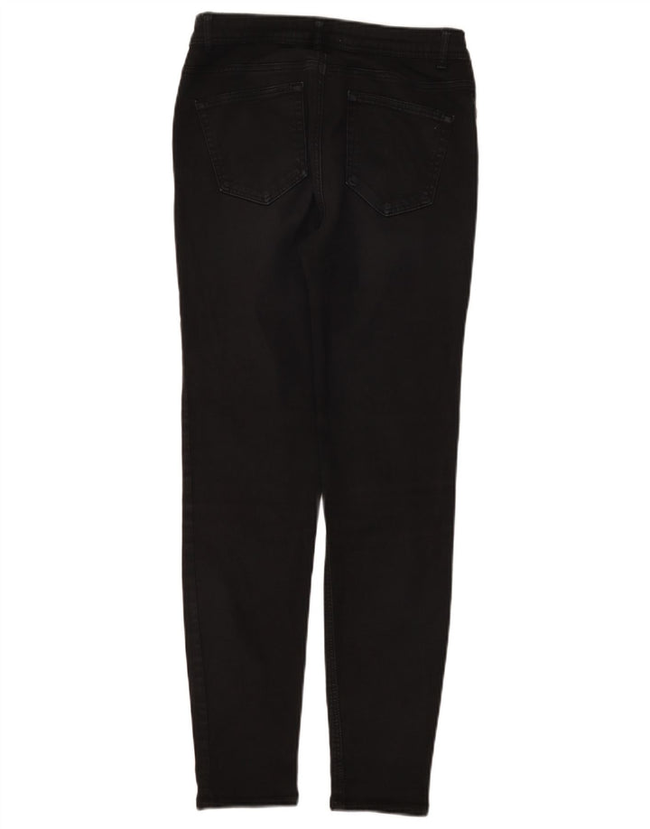 Jeans skinny da donna ZARA EU 38 piccoli W28 L28 neri