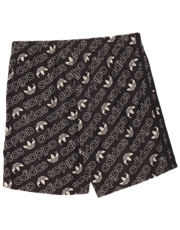 Pantaloncini sportivi Adidas da ragazzo con grafica 15-16 anni in poliestere nero