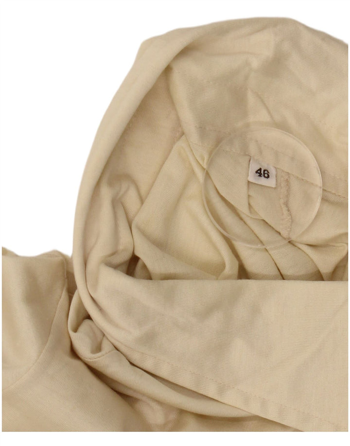 Polo vintage da uomo IT 46 piccola beige