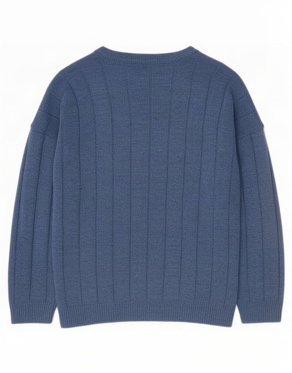 Marks & Spencer Mens St. Michael Cardigan Maglione XL Blu Navy Acrilico