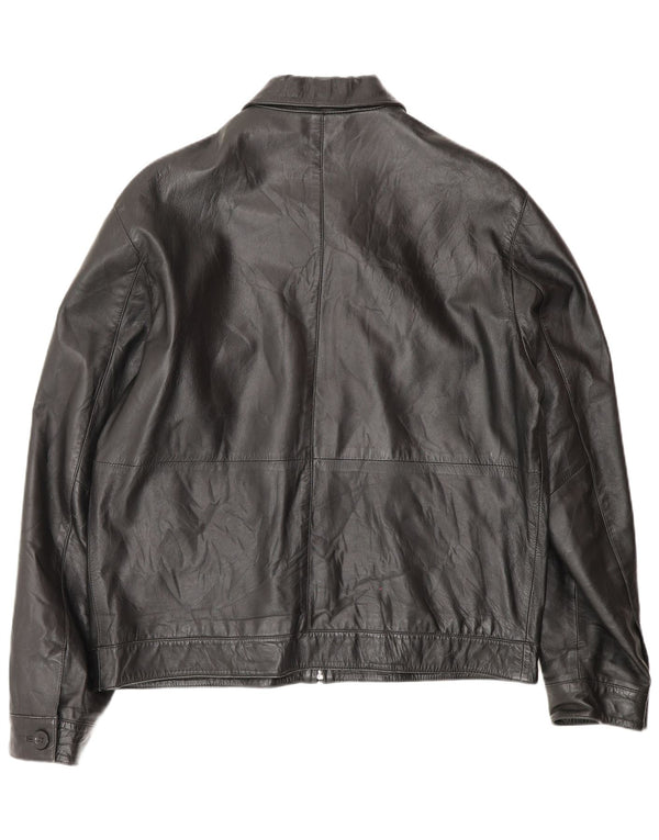 Giacca Pelle Uomo Conbipel IT 54 XL Pelle Nera