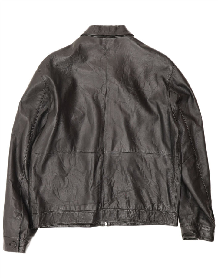 Giacca Pelle Uomo Conbipel IT 54 XL Pelle Nera