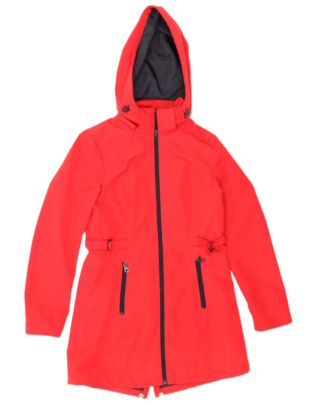 Impermeabile da uomo con cappuccio Nautica UK 12 medio rosso poliestere