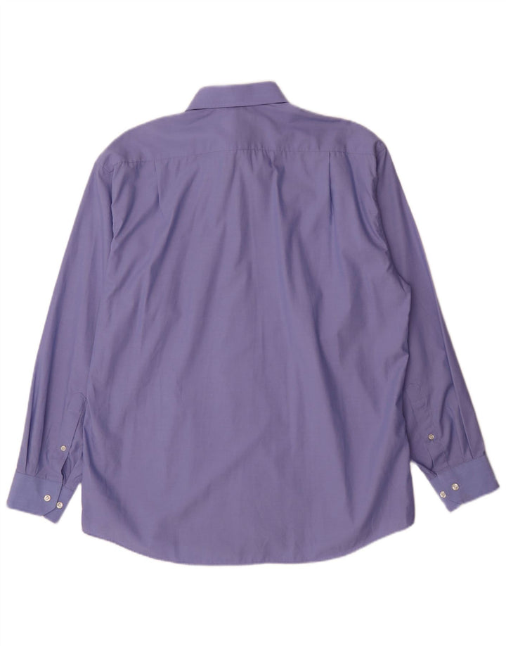 Camicia da uomo Marks & Spencer taglia 41 16 grande cotone blu classico