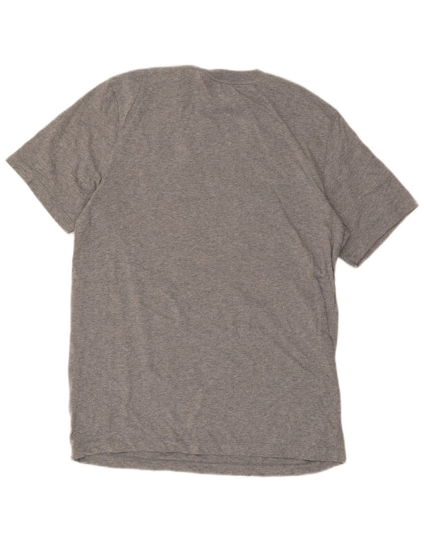 T-shirt grafica da uomo Jordan Top in cotone grigio medio