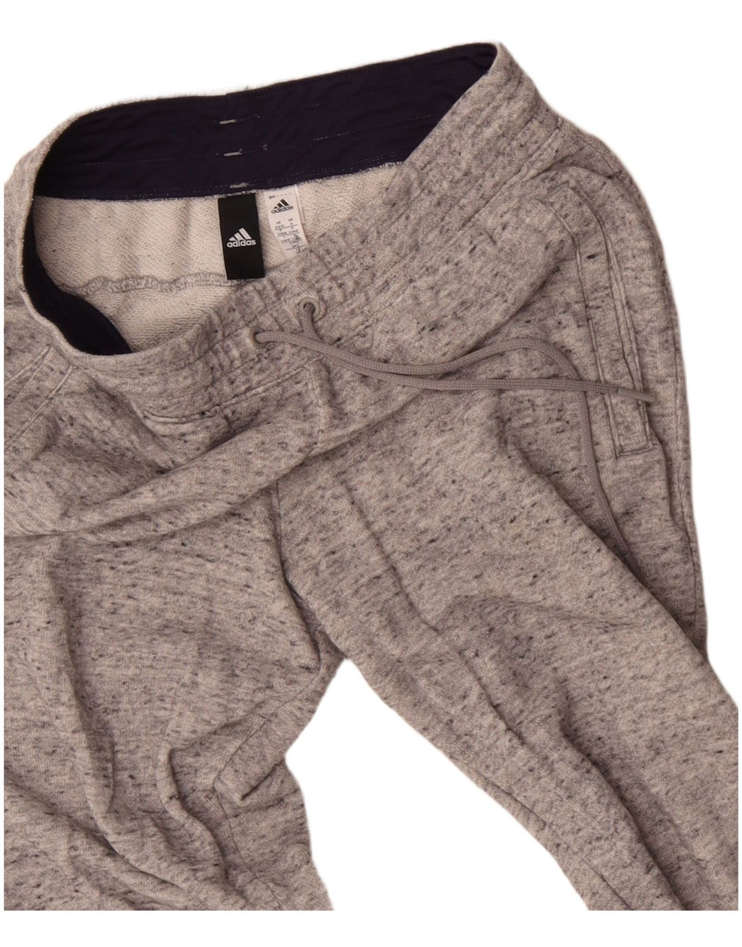 Pantaloni da tuta da donna ADIDAS Joggers UK 8/10 Small Grey Flecked