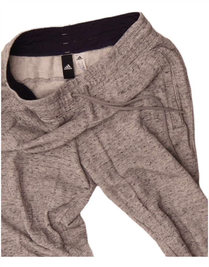 Pantaloni da tuta da donna ADIDAS Joggers UK 8/10 Small Grey Flecked