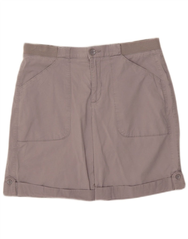 Pantaloncini casual Lee da donna a vita media e vestibilità comoda W34 Large Grigi