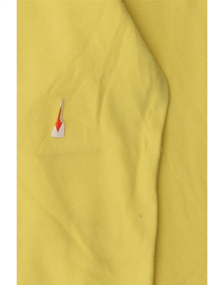 Felpa da uomo Champion Jumper XS in cotone giallo