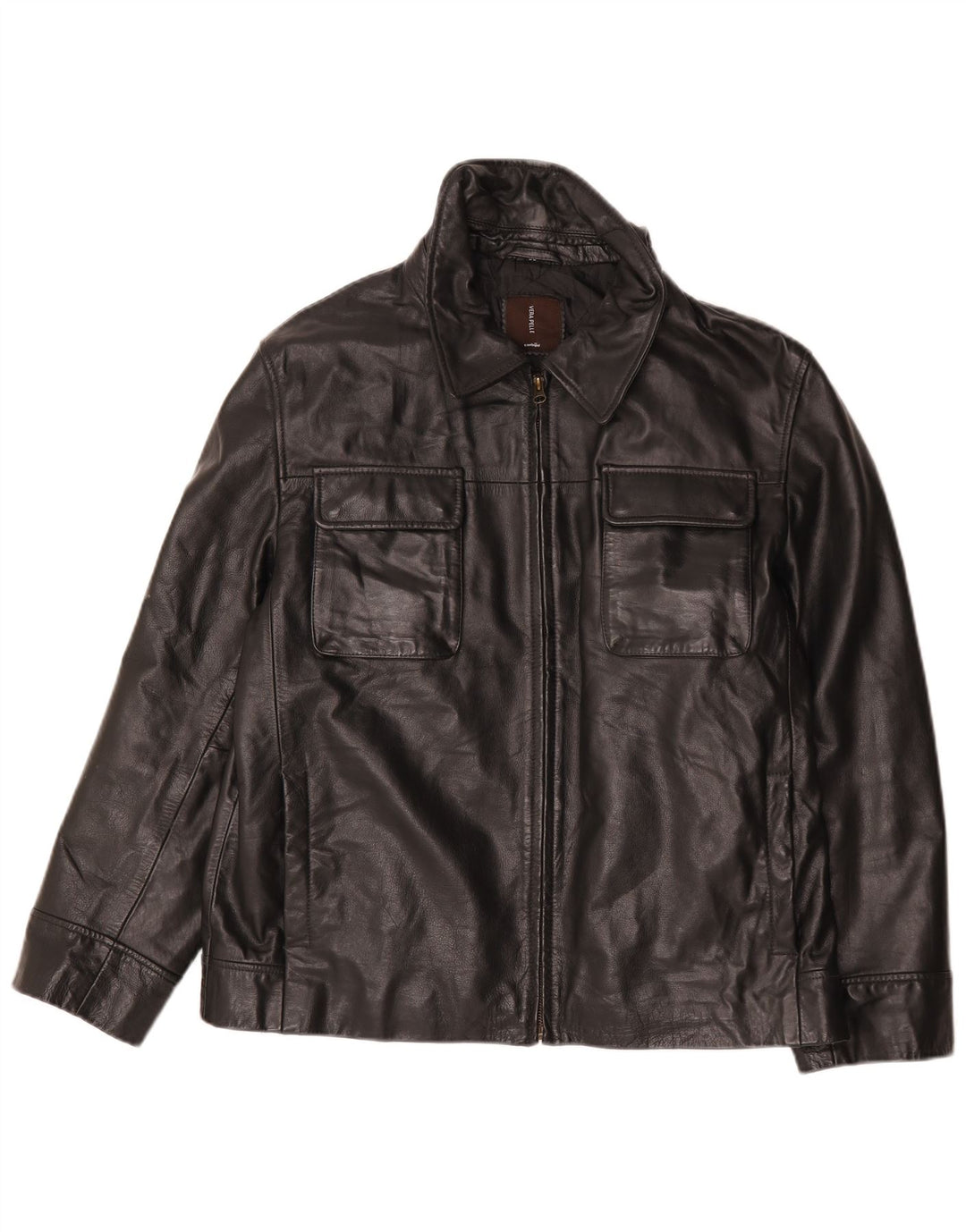 Giacca in pelle da uomo Conbipel UK 40 Large in pelle nera