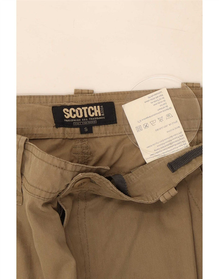 Pantaloncini cargo da uomo Scotch & Soda piccoli W29 in nylon beige