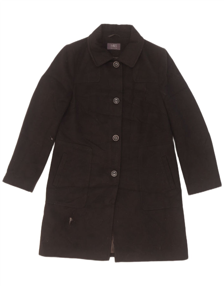 Soprabito da donna Marks & Spencer UK 10 piccolo poliestere nero