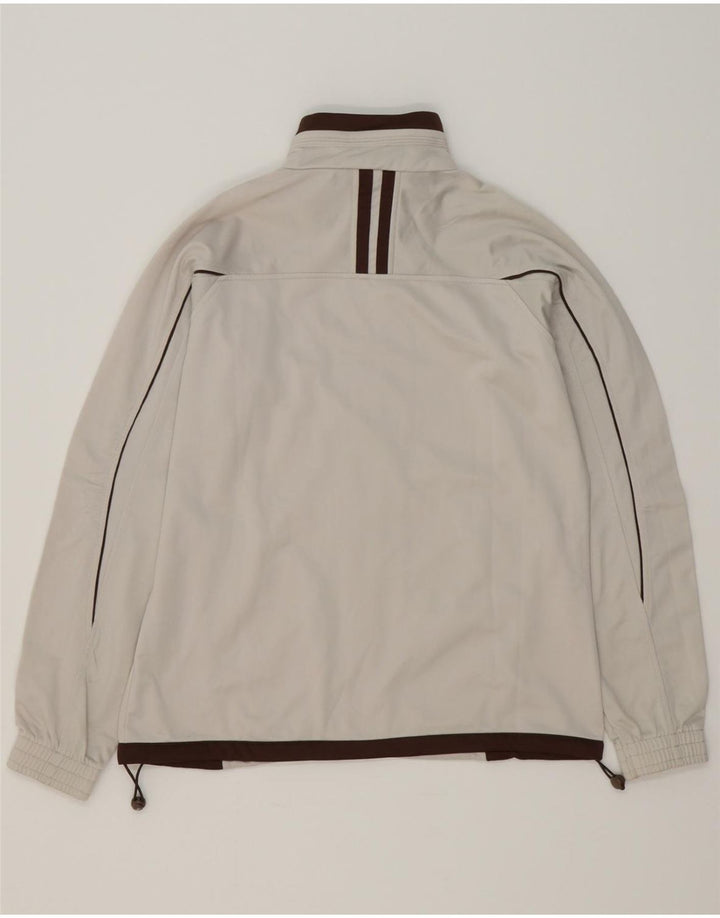 DIADORA Womens Tracksuit Top Jacket UK 12 Medium  Beige Polyester Vintage Diadora and Second-Hand Diadora from Messina Hembry 