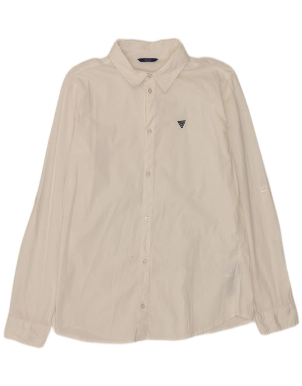 Camicia Guess Bambino 15-16 Anni Cotone Bianco