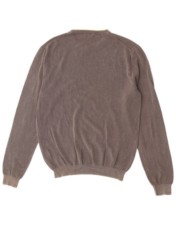 Maglione maglione girocollo da uomo Sun68 XL in cotone grigio