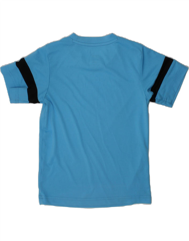 PUMA Boys T-Shirt Top 7-8 Years Blue Vintage Puma and Second-Hand Puma from Messina Hembry 
