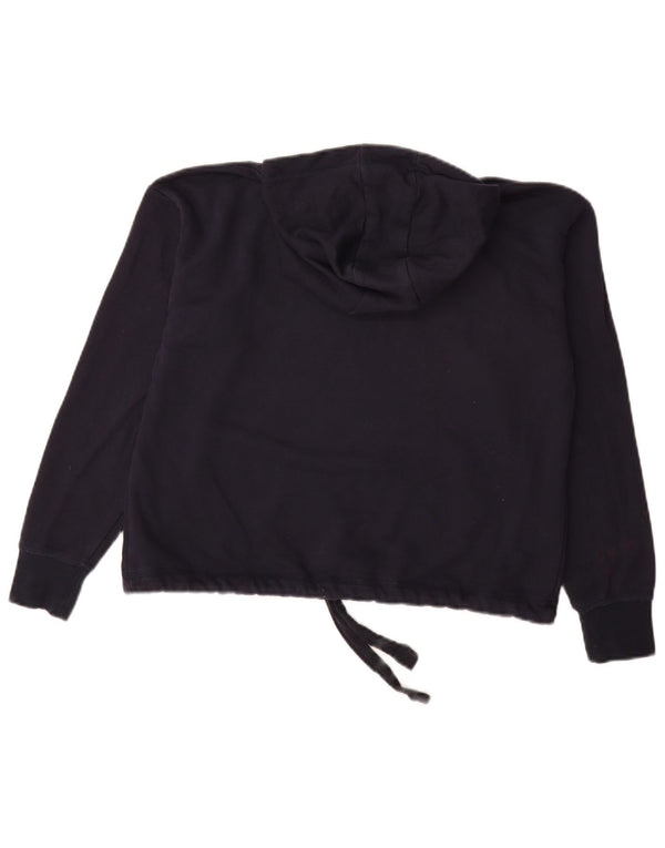 Maglione con cappuccio oversize grafico da donna Champion UK 10 Small Blu Navy