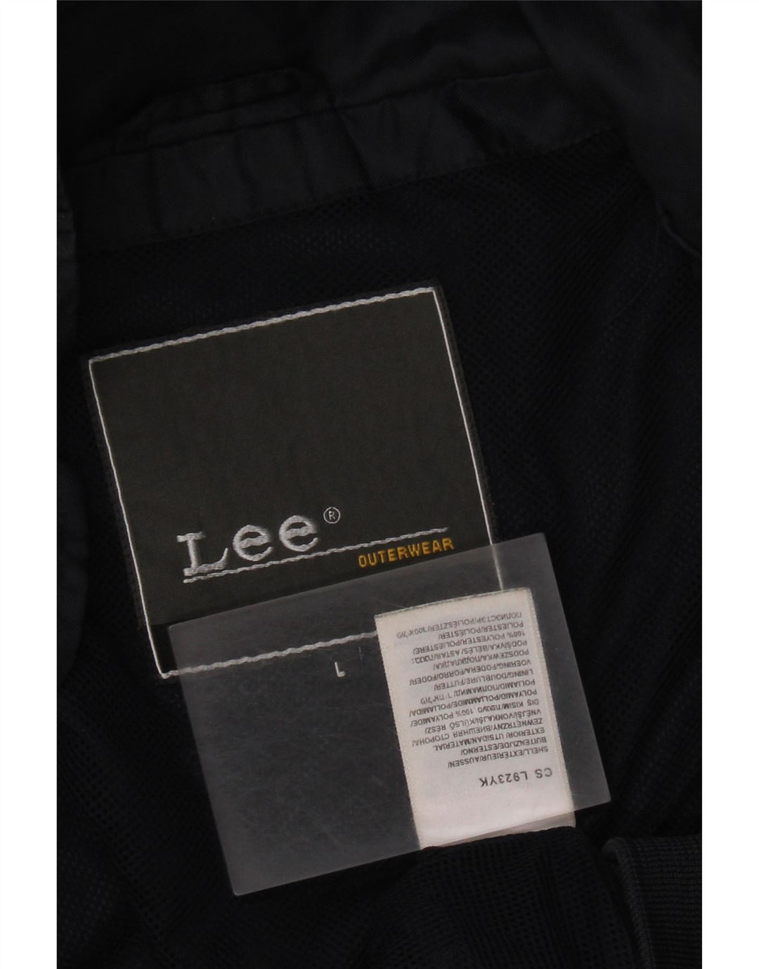 Giubbotto bomber da uomo LEE UK 40 Large Blu Navy in poliammide