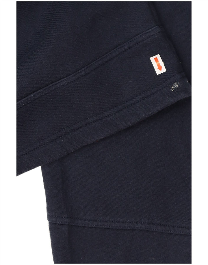 Felpa da uomo vestibilità ampia ADIDAS, maglione medio, cotone blu navy