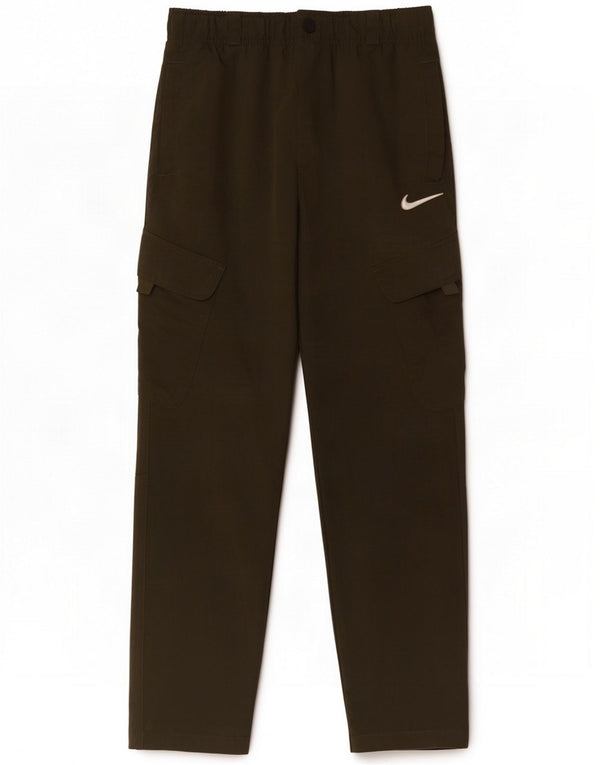 Nike Boys Loose Fit Cargo Trousers 13-14 Years XL W26 L25 Green Polyester